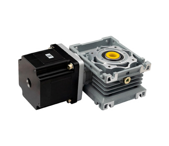 Шаговые двигатели с червячными редукторами